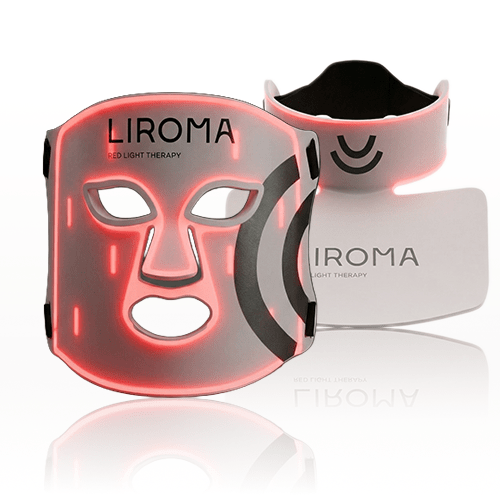 LIROMA GLOW® LED - Lichttherapie-Gesichtsmaske mit Infrarot- und Rotlicht